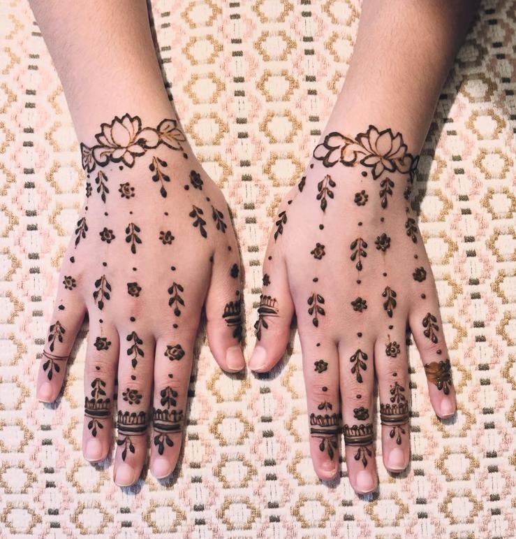 Kids henna design